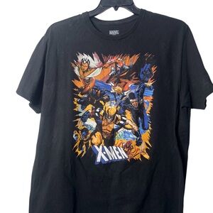 Marvel X-Men Black and Multicolor Short Sleeve Tee